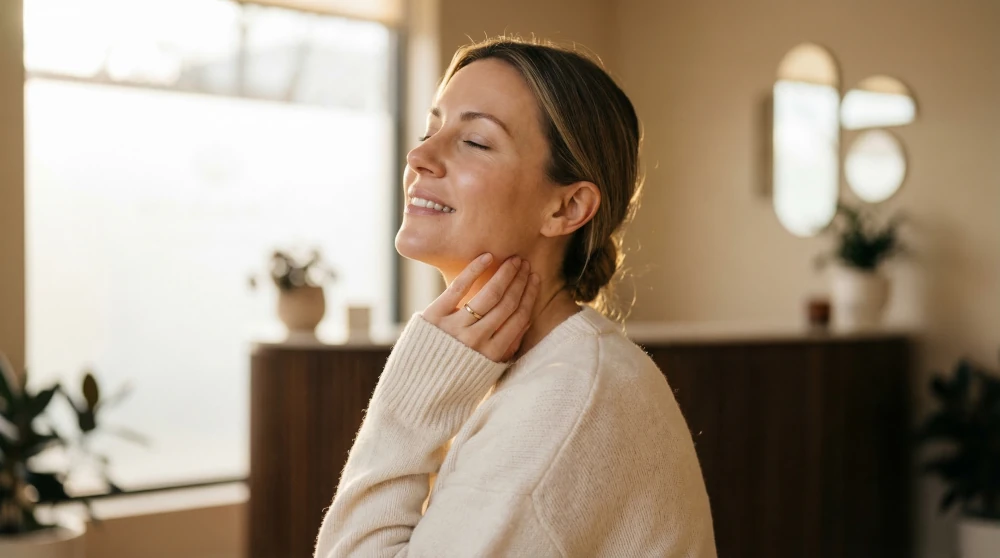 Textura real de pele e beleza natural
